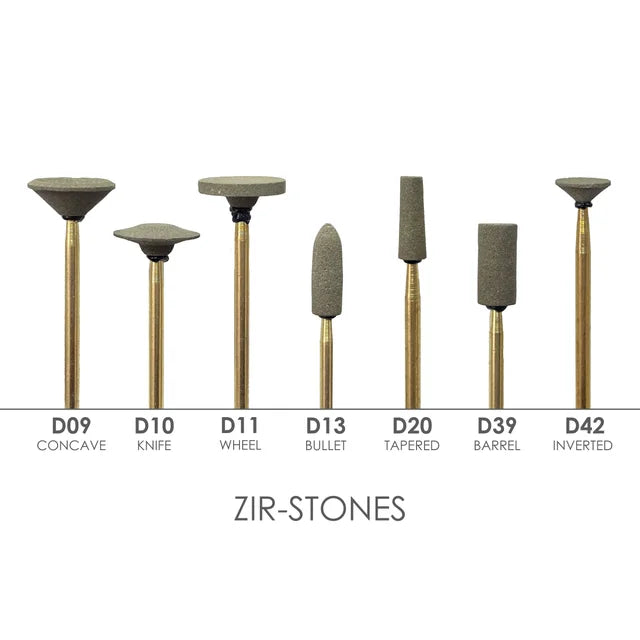 PIEDRAS ABRASIVAS DIAMANTADAS PARA ZIRCONIA Y DISILICATO KIT 7 PIEZAS BQ