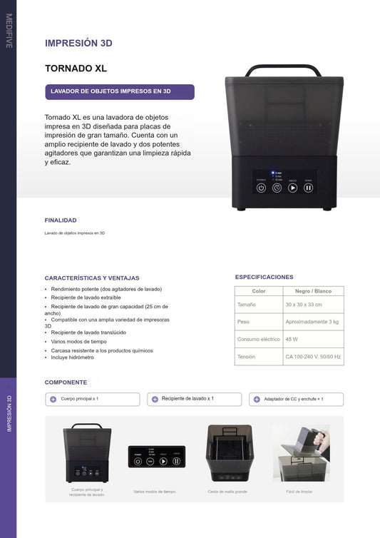 TORNADO XL PRINTED WASHER