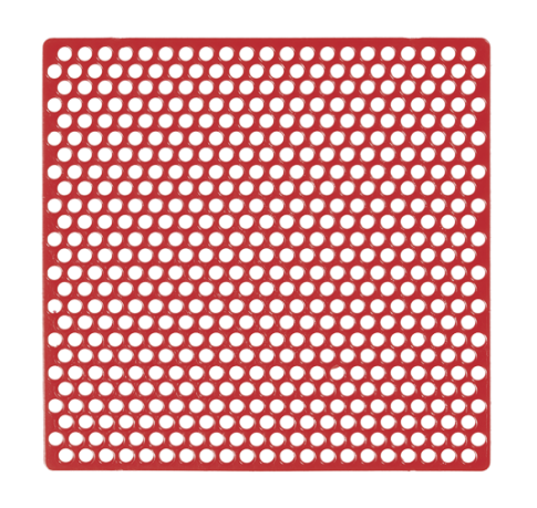 Grid-mesh, rejilla perforada