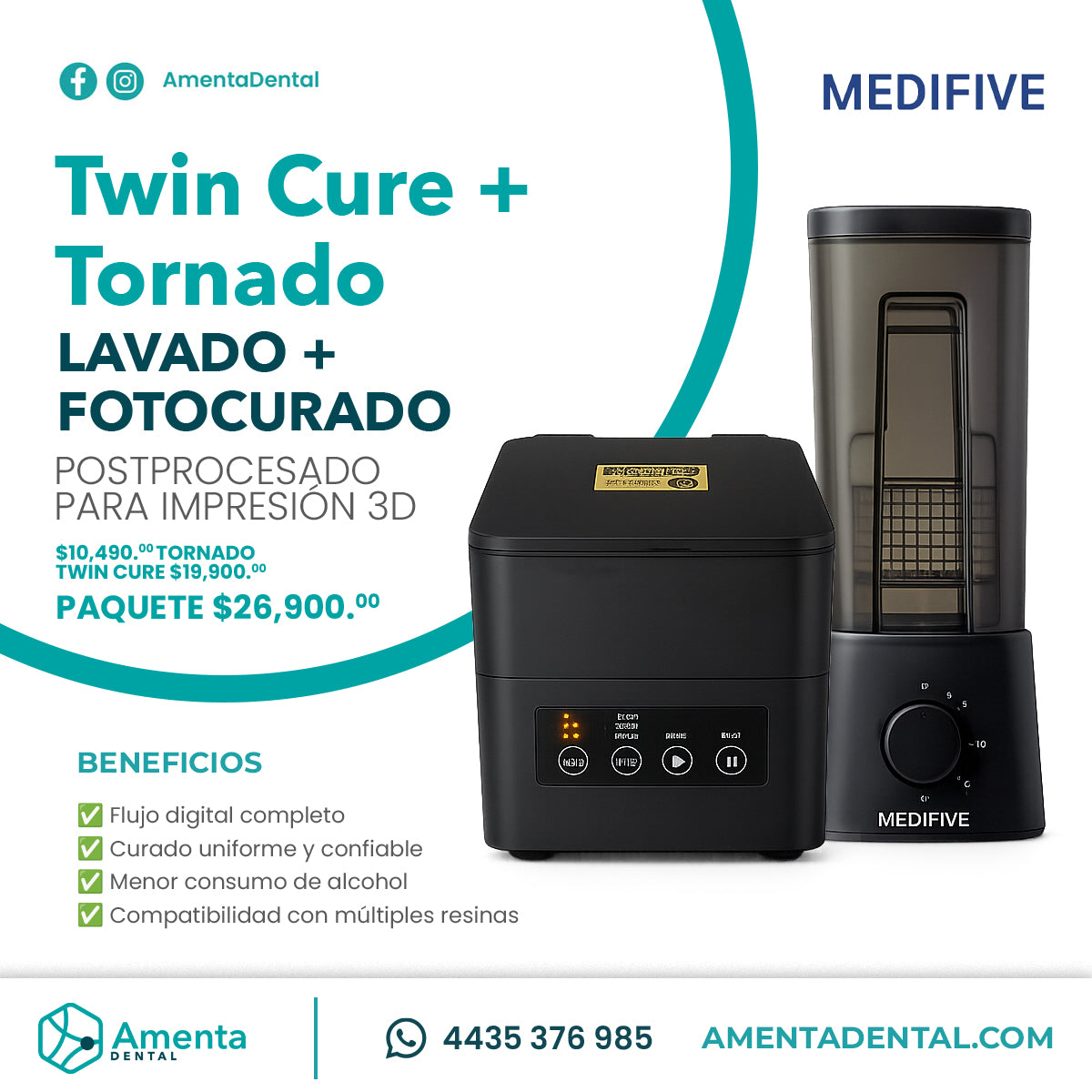 Twin Cure + Tornado (Paquete)