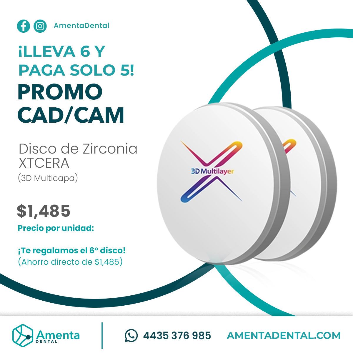 Disco Xtcera 6x5